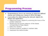 Programming Process