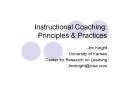 Instructional Coaching: Principles PowerPoint PPT Presentation