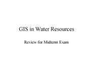 GIS in Water Resources