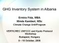 GHG Inventory System in Albania PowerPoint PPT Presentation