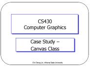 CS430 Computer Graphics