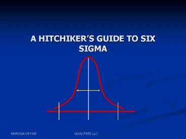 A HITCHIKERS GUIDE TO SIX SIGMA