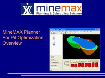 MineMAX Planner
