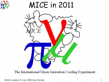 The MICE collaboration