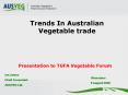 Trends In Australian Vegetable trade PowerPoint PPT Presentation
