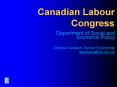 Canadian Labour Congress PowerPoint PPT Presentation