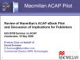 Macmillan ACAP Pilot PowerPoint PPT Presentation