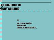 THE HR CHALLENGE OF