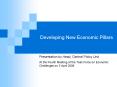 Developing New Economic Pillars PowerPoint PPT Presentation