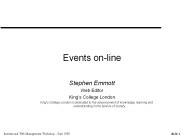 Events online
