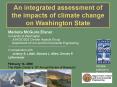 An integrated assessment of the impacts of climate change on Washington State PowerPoint PPT Presentation