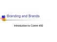 Branding and Brands PowerPoint PPT Presentation