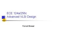 ECE%20124a/256c%20Advanced%20VLSI%20Design