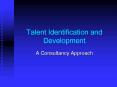 Talent Identification and Development PowerPoint PPT Presentation