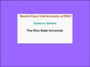 Charged Kaon Correlations