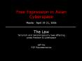 Free Expression in Asian Cyberspace PowerPoint PPT Presentation