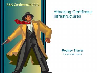 Attacking Certificate Infrastructures