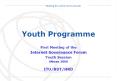 Youth Programme PowerPoint PPT Presentation