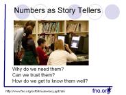Numbers as Story Tellers