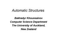 Automatic Structures