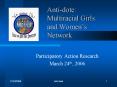 Antidote: Multiracial Girls and Womens Network PowerPoint PPT Presentation