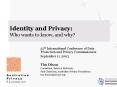 25th International Conference of Data Protection and Privacy Commissioners PowerPoint PPT Presentation