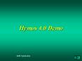 Hymos 4.0 Demo PowerPoint PPT Presentation