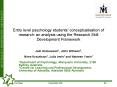Entry level psychology students conceptualisation of research: an analysis using the Research Skill PowerPoint PPT Presentation