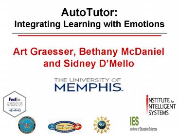 AutoTutor: Integrating Learning with Emotions