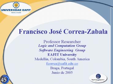 Francisco Jos CorreaZabala