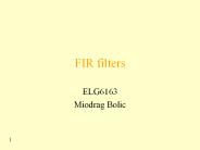 FIR filters