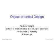 Object-oriented Design