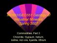 ME551GEO551 Geology of Industrial Minerals Spring 2007 PowerPoint PPT Presentation