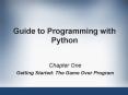 Guide to Programming with Python PowerPoint PPT Presentation