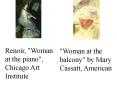 Renoir, "Woman at the piano", Chicago Art Institute PowerPoint PPT Presentation