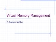 Virtual Memory Management