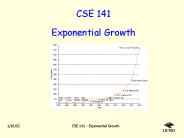 CSE 141 Exponential Growth