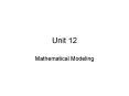 Mathematical Modeling PowerPoint PPT Presentation