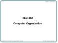 ITEC 352 Computer Organization PowerPoint PPT Presentation