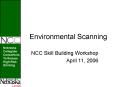 Environmental Scanning PowerPoint PPT Presentation