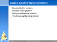 Classic synchronization problems PowerPoint PPT Presentation