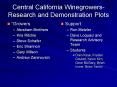 Central California Winegrowers Research and Demonstration Plots PowerPoint PPT Presentation