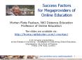 Success Factors for Megaproviders of Online Education PowerPoint PPT Presentation