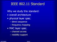 IEEE 802.11 Standard