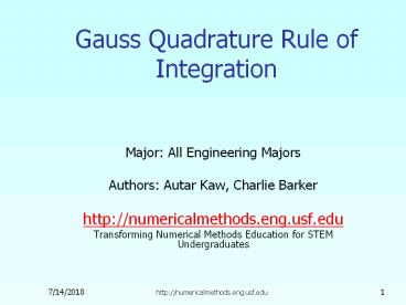 Gauss%20Quadrature%20Rule%20of%20Integration
