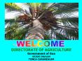 DIRECTORATE OF AGRICULTURE PowerPoint PPT Presentation