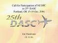 Call for Participation of NCOPC in 25th DASC Portland, OR 1519 Oct. 2006 PowerPoint PPT Presentation