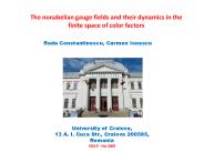Global symmetries in non-linear models of gauge theories