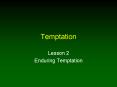 Temptation PowerPoint PPT Presentation