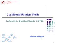 Conditional Random Fields